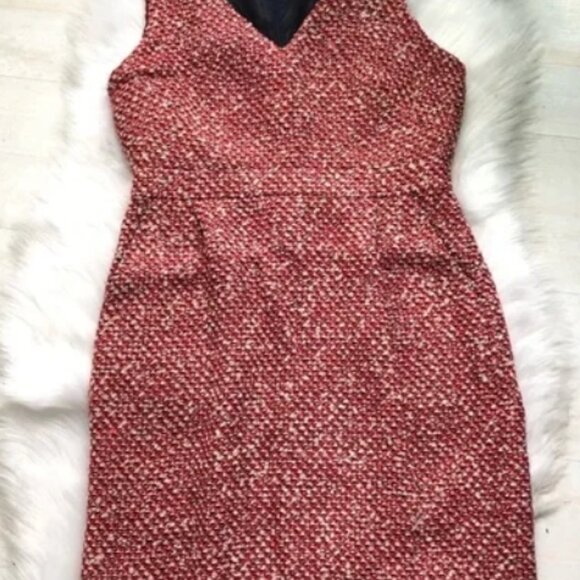Like -new J. Crew Tweed Wool Blend Boucle Dress, 8 - Picture 3 of 11